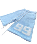 Mohair Shorts Baby Blue