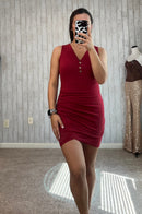 Red Fitted Dress