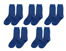 tittimitti® Kids 98% Organic Cotton Crew Socks 5-Pack – Breathable Everyday & School Socks for Boys & Girls (Soft, Durable, Stretch Fit)
