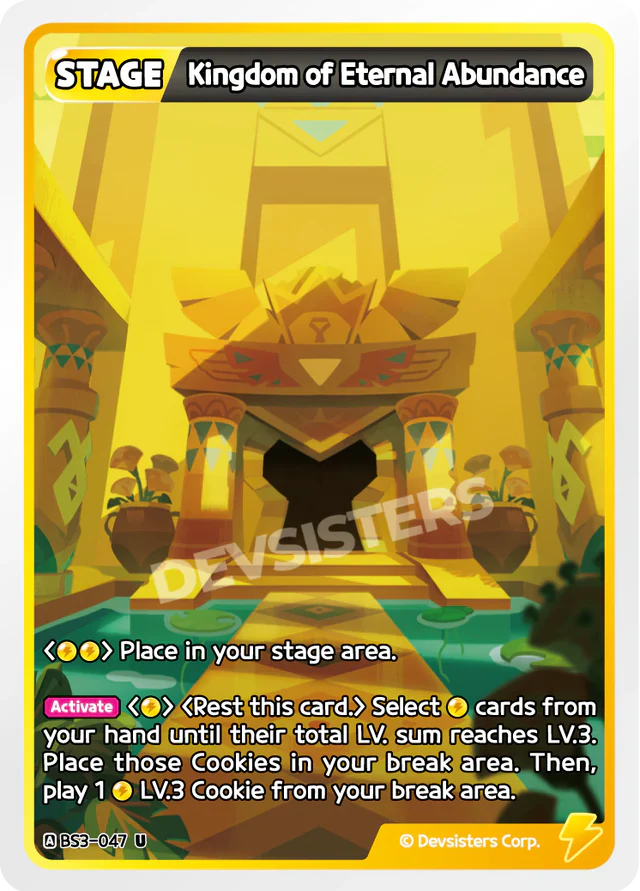 Kingdom of Eternal Abundance BS3-047 U | Uncommon Card