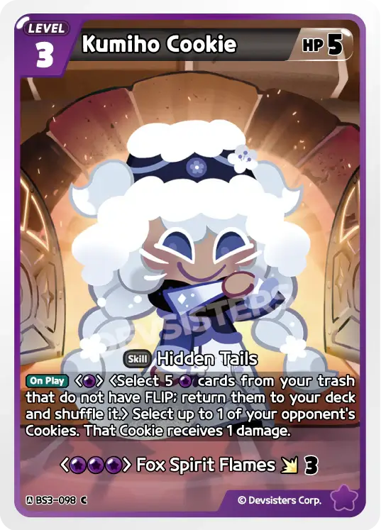 Kumiho Cookie BS3-098 C | Common Card