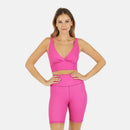 Ada Organic Cotton Twist Around Sports Bra