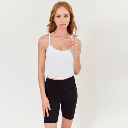 Lea Organic Cotton Cropped Tank