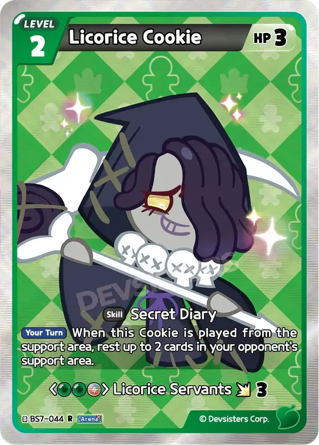 Licorice Cookie BS7-044 R
