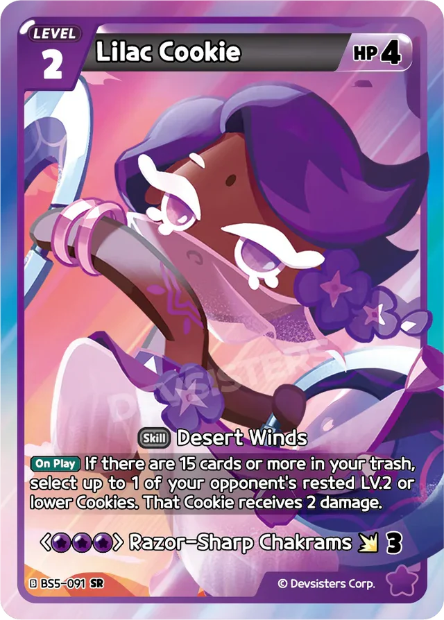 Lilac Cookie BS5-091 SR | Super Rare Card
