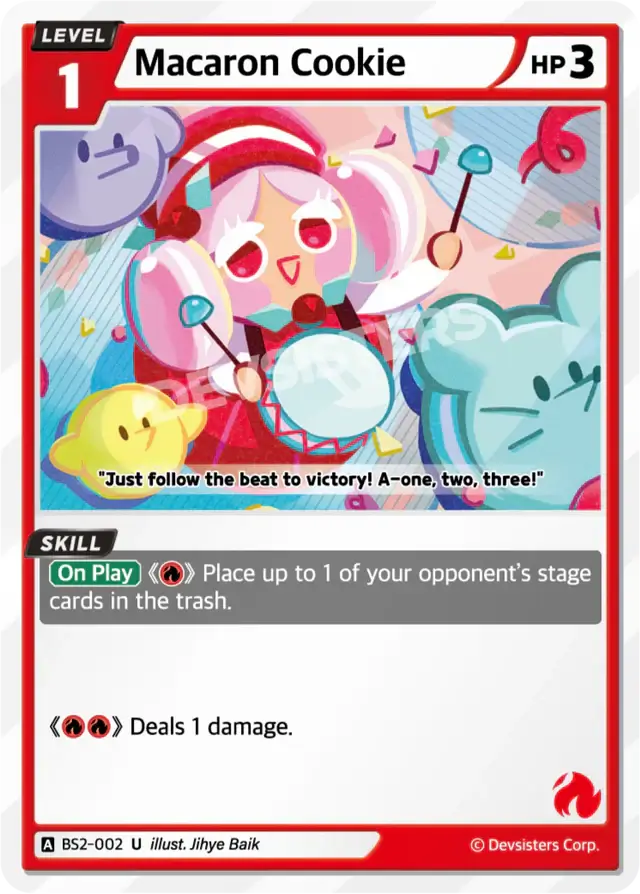 Macaron Cookie BS2-002 U | Uncommon Card