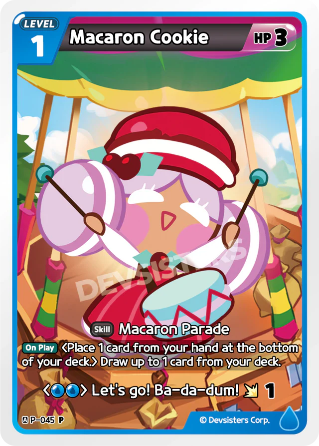 Macaron Cookie P-045 | Promo Card