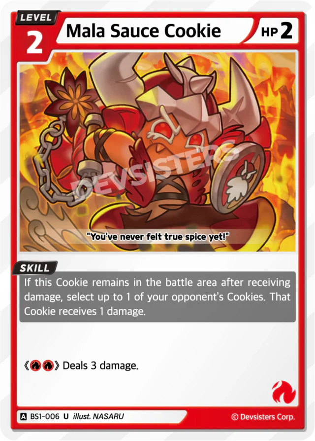 Mala Sauce Cookie BS1-006 U | Uncommon Card