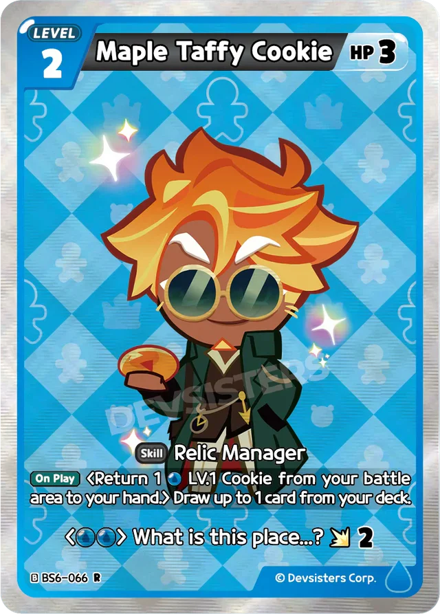 Maple Taffy Cookie BS6-066 R | Rare Card