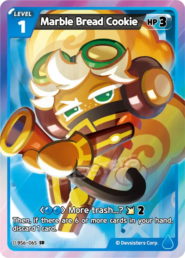 Marble Bread Cookie BS6-065 SR | Super Rare Card
