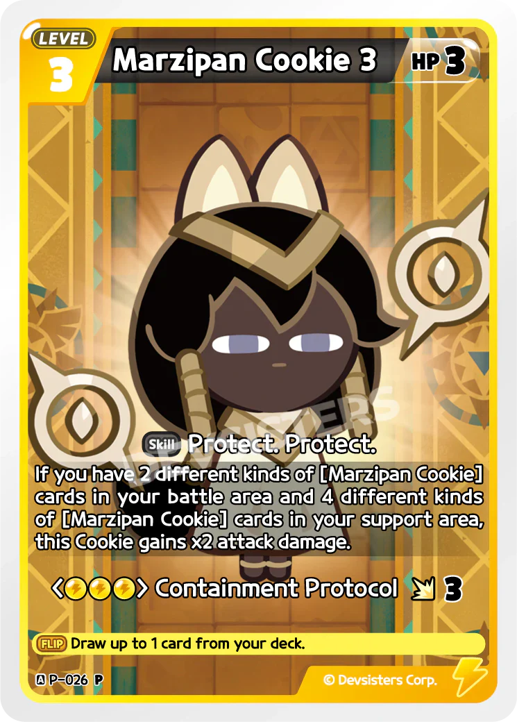 Marzipan Cookie 3 P-026 | Promo Card