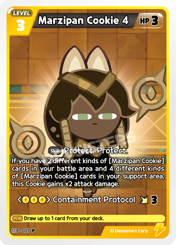 Marzipan Cookie 4 P-027 | Promo Card