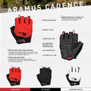 Lizard Skins Aramus Cadence Short Finger Cycling Gloves (White, 2XL)