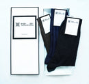 tittimitti® 100% Mercerized "Filo di Scozia" Cotton Men's Dress & Trouser Socks. 3-Pack. Made in Italy