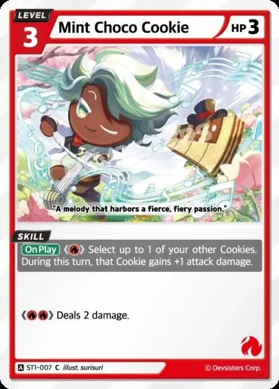 Mint Choco Cookie ST1-007 C | Common Card
