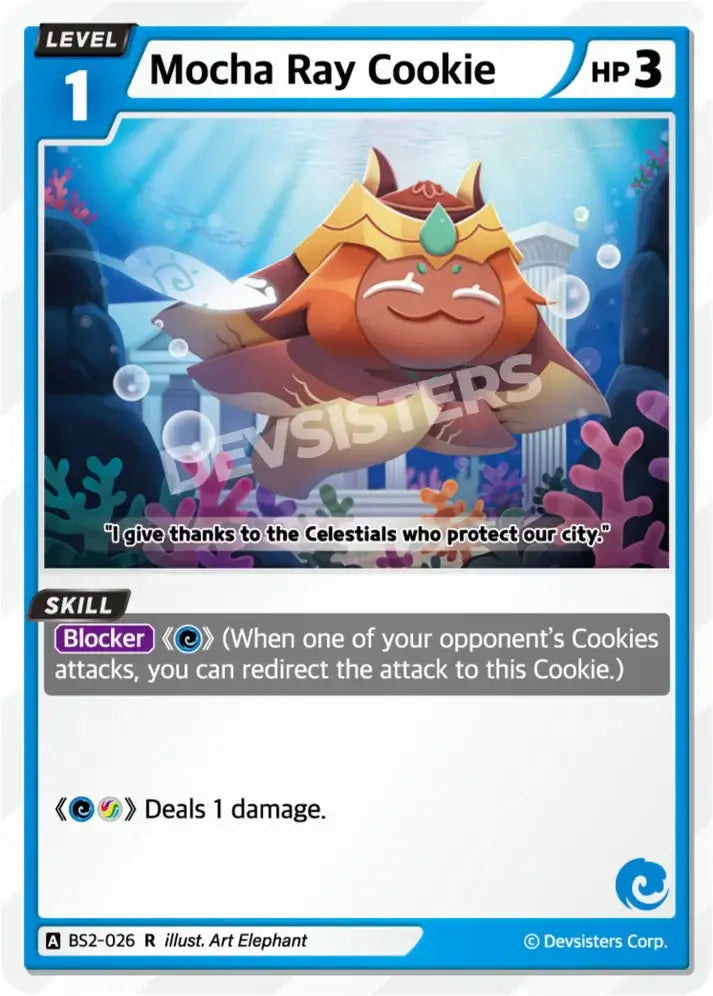 Mocha Ray Cookie (BS2-026) R | Rare Card