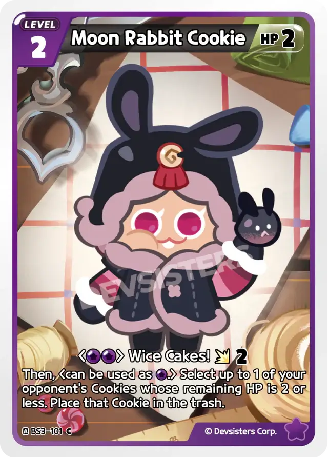 Moon Rabbit Cookie BS3-101 C | Common Card