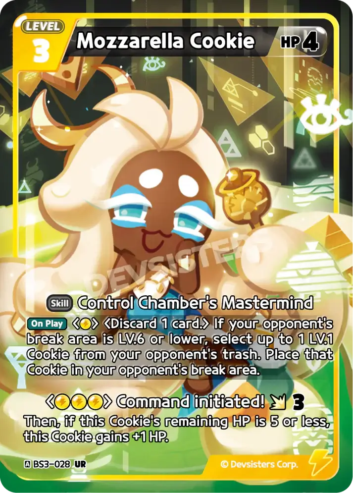 Mozzarella Cookie BS3-028 UR | Ultra Rare Card