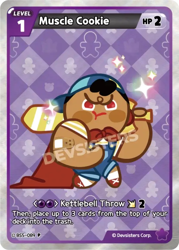 Muscle Cookie BS5-089 P | Promo Card