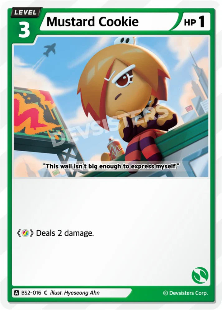 Mustard Cookie BS2-016 C | Common Card