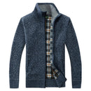 New Autumn Winter Jacket Men Warm Casual Slim Fit Fleece Jacket Elegant Jackets For Men Warm Soft Sweater Solid Jackets Casual Business Men Clothing Lightweight Hooded Jackets