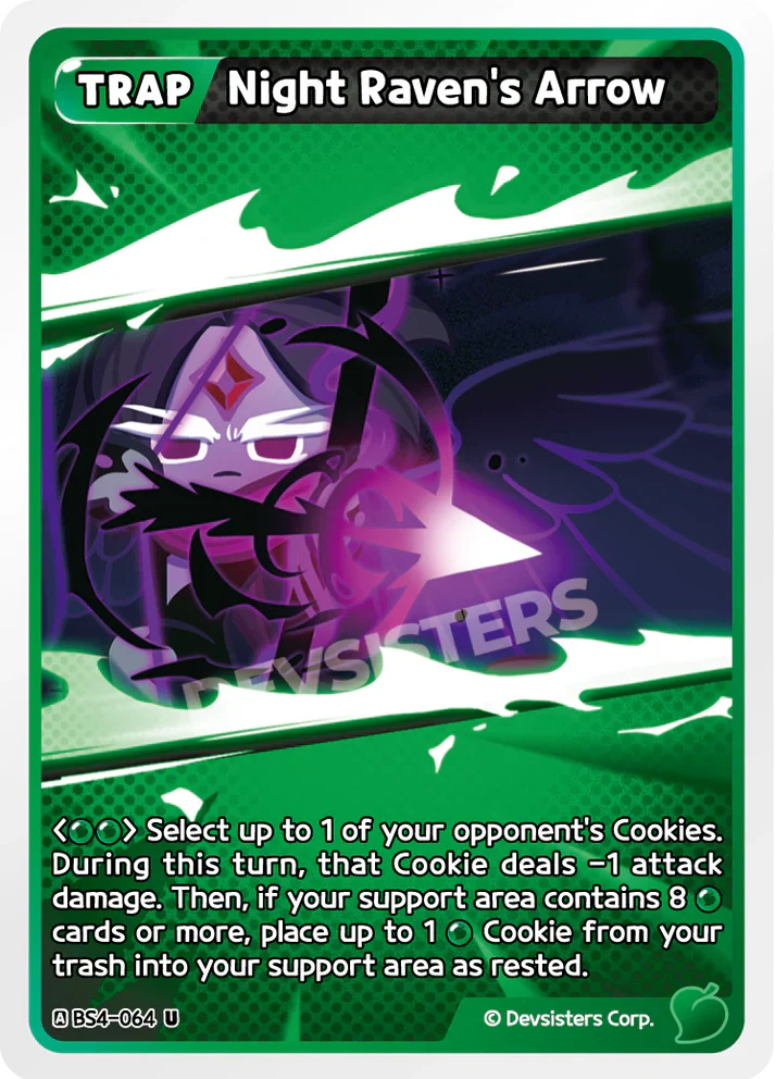 Night Raven's Arrow BS4-064 U | Uncommon Card
