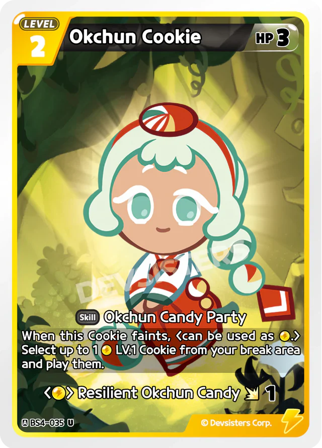 Okchun Cookie BS4-035 U | Uncommon Card
