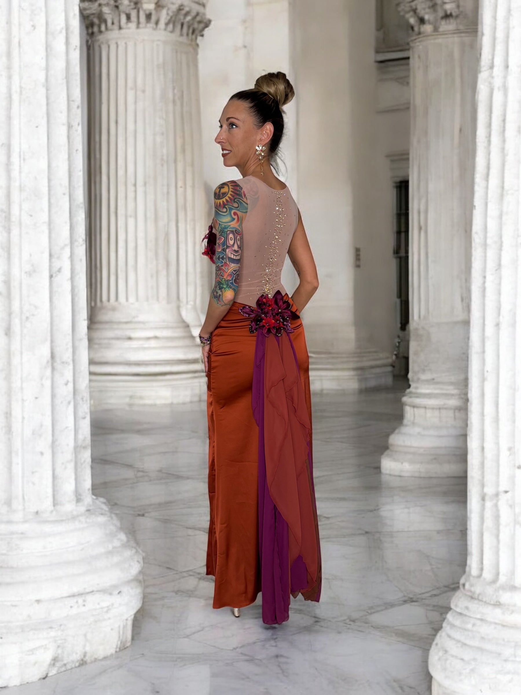 Celestial Ember Gown Evening Wear Separates Ballet Inspired Prom Dress