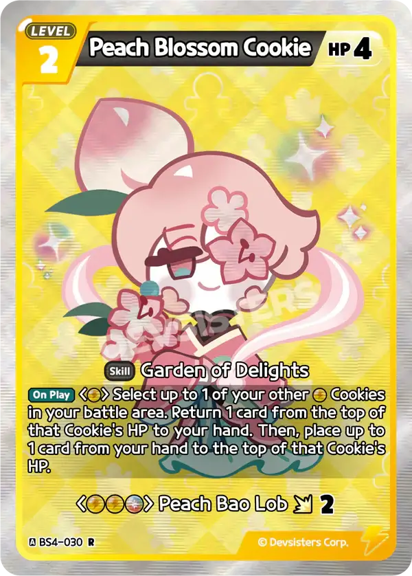 Peach Blossom Cookie BS4-030 R | Rare Card