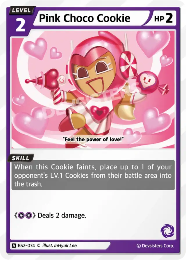 Pink Choco Cookie BS2-074 C | Common Card
