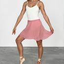 Chiffon Ballet Wrap Skirt - Womens Classical Dusty Rose Pink Skirt