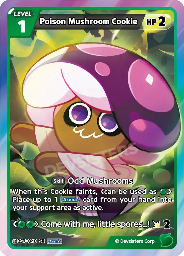 Poison Mushroom Cookie BS7-048 SR | Super Rare Card