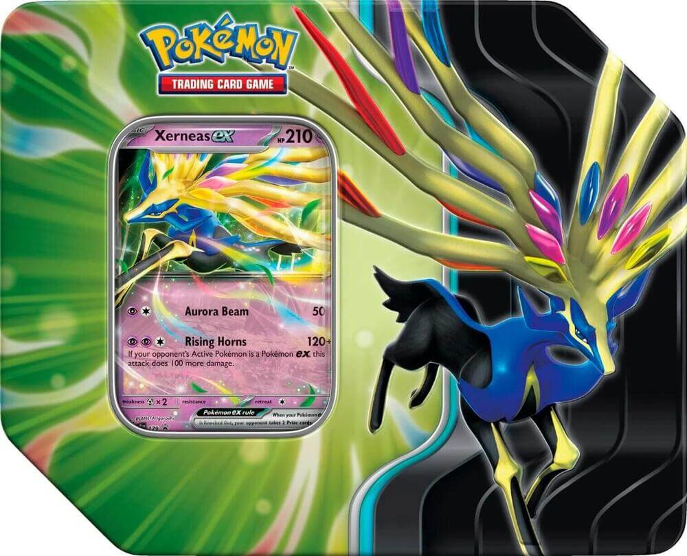 Pokémon Azure Legends Xerneas Ex Tin