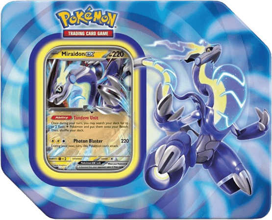 Pokémon Paldea Legends (Miraidon Ex) Tin