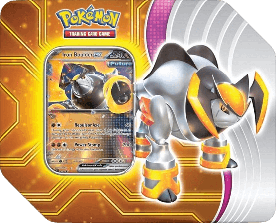 Pokémon Paradox Destinies (Iron Boulder Ex) Tin