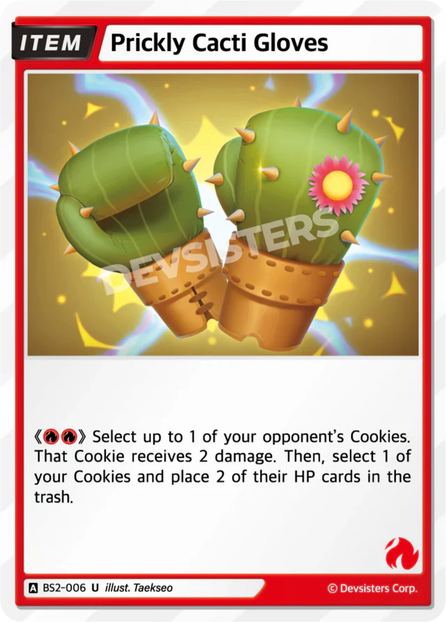 Prickly Cacti Gloves BS2-006 U | Uncommon Card