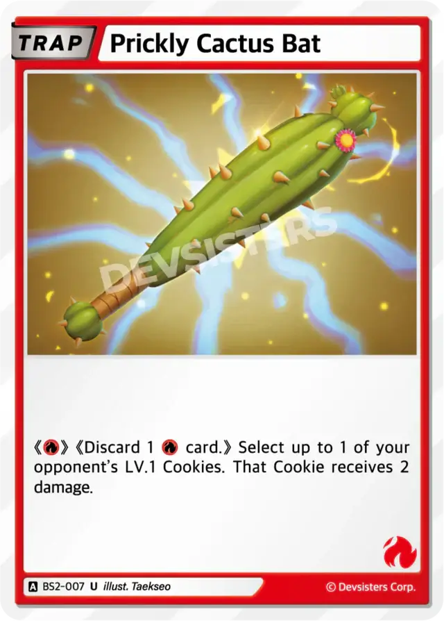 Prickly Cactus Bat BS2-007 U | Uncommon Card