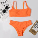 High Waist Bikini Black Swimwear
