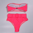 High Waist Bikini Black Swimwear