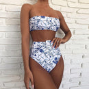 High Waist Bikini Black Swimwear