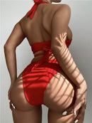 Halter Bikinis Set