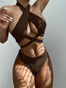 Halter Bikinis Set