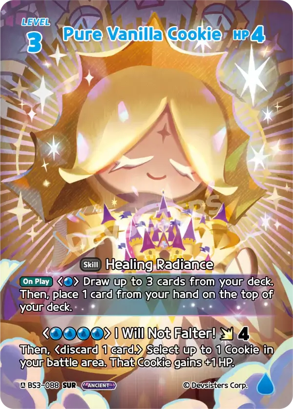 Pure Vanilla Cookie BS3-088 SUR | Super Ultra Rare Card