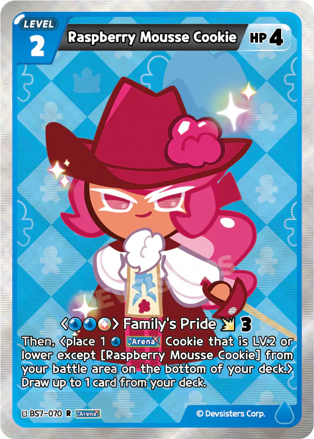 Raspberry Mousse Cookie BS7-070 R | Rare Card