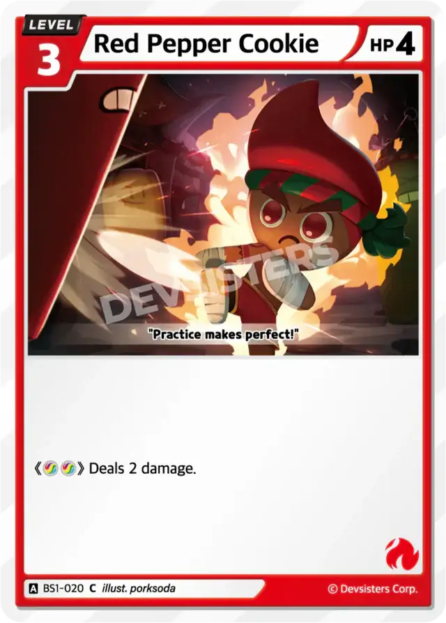 Red Pepper Cookie BS1-020 C | Common Card