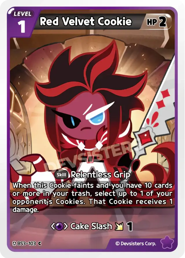 Red Velvet Cookie BS3-103 C | Common Card
