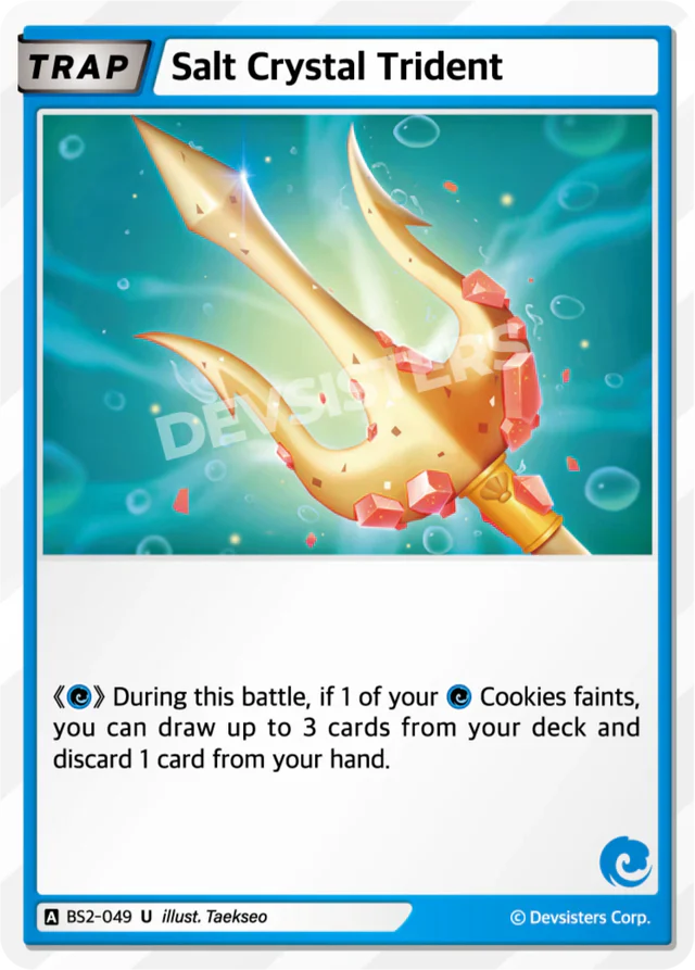 Salt Crystal Trident BS2-049 U | Uncommon Card