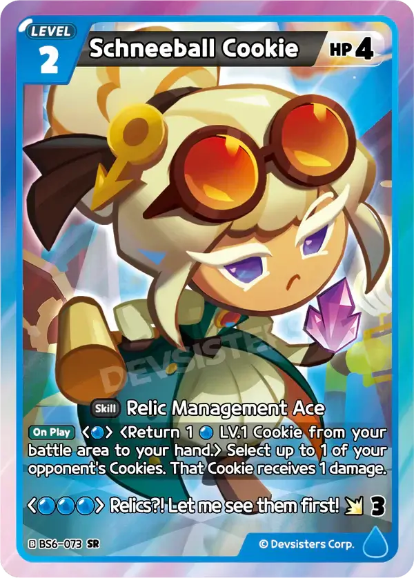 Schneeball Cookie BS6-073 SR | Super Rare Card