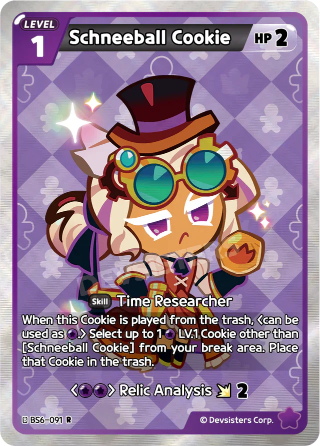 Schneeball Cookie BS6-091 R | Rare Card