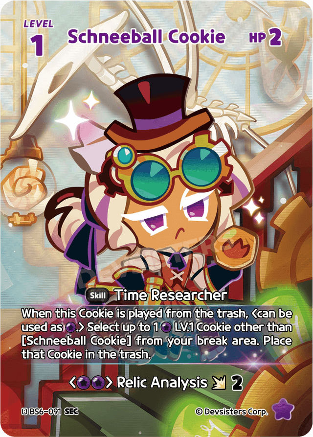 Schneeball Cookie BS6-091 SEC | Secret Rare Card